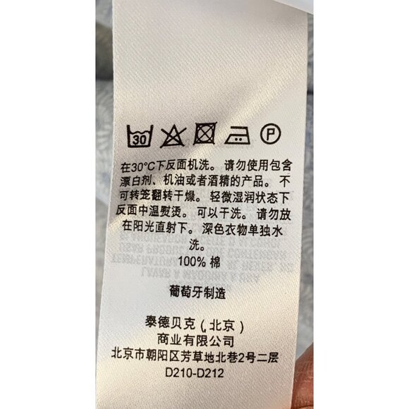 Ted Baker Mens Blue Floral Print Cotton Button Down Shirt Size 6 2XL RO10549 - Picture 10 of 10